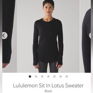 Lululemon Sit In Lotus Sweater
